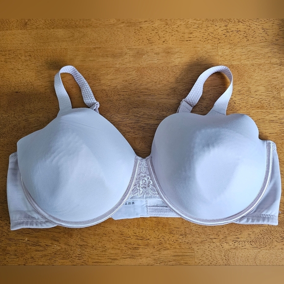 VANITY FAIR Womens Off White, Taupe Lightly Lined, Underwire Bra - Size 42DD - Picture 1 of 5